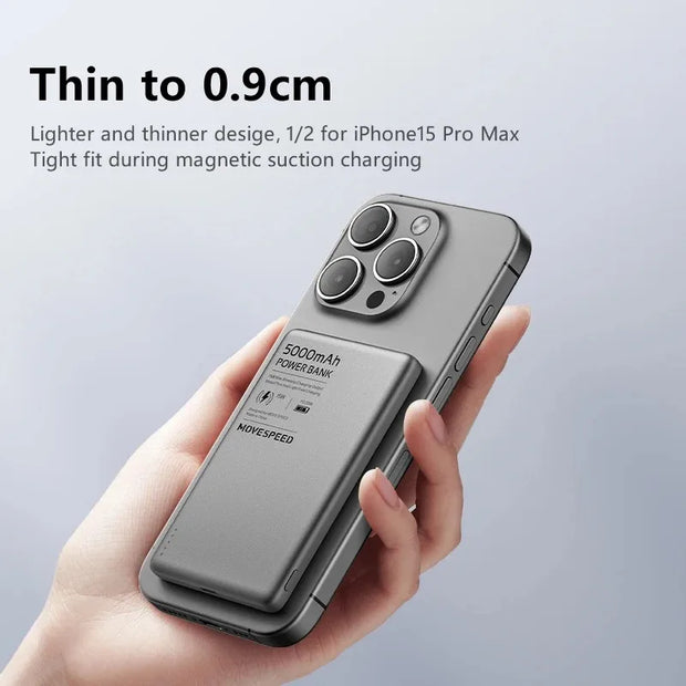 MOVESPEED 5000mAh Magnetic Power Bank