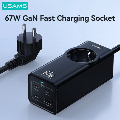 USAMS 67W GaN Charger